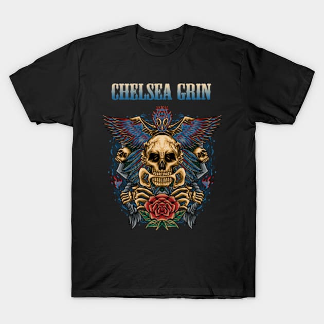 CHELSEA GRIN BAND T-Shirt by citrus_sizzle